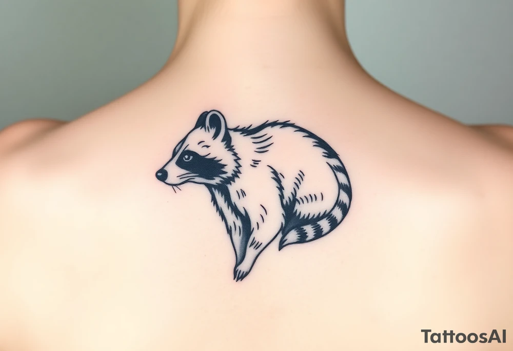 Racoon tattoo idea
