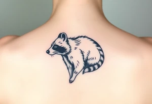 Racoon tattoo idea