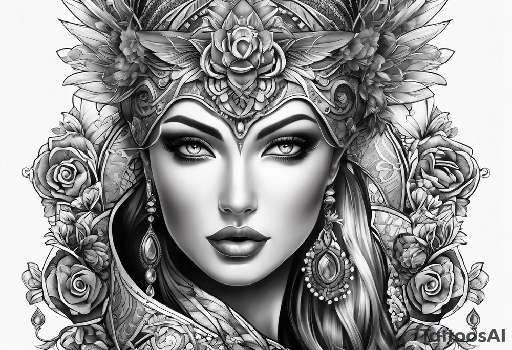 Full sleeve, bionic tattoo idea