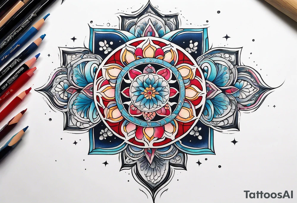 Celestial tattoo idea