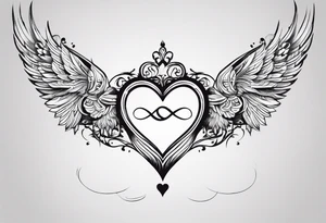 Paired tattoo for a girl and a guy, together forever, he is Artem, she is Lada. Two people with incurable diseases who love each other very much, little tattoo with heart or infinity tattoo idea