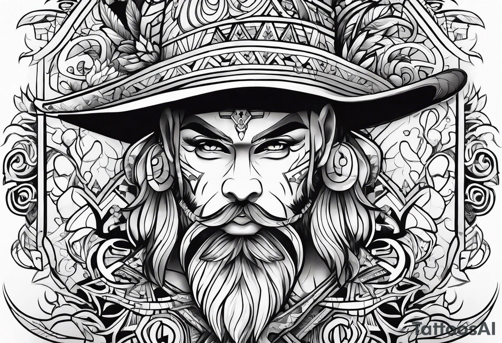 Cartoon tattoo idea
