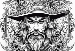 Cartoon tattoo idea