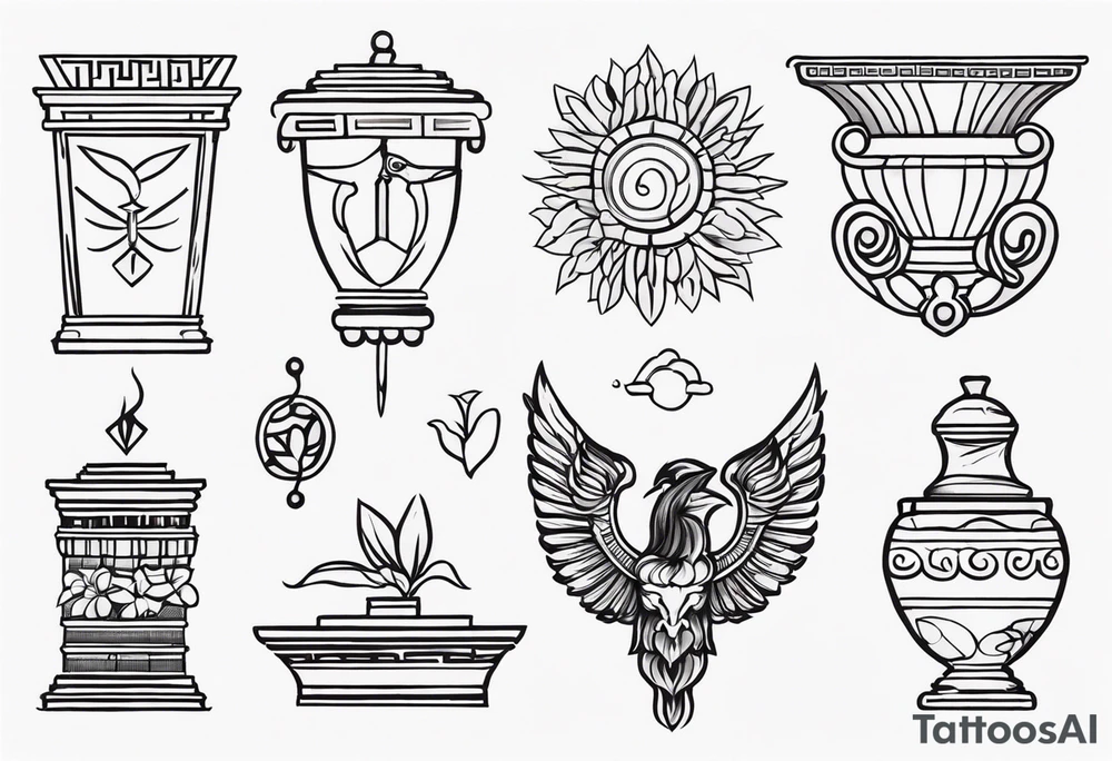 Ancient greek tattoo tattoo idea