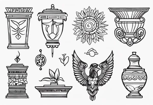 Ancient greek tattoo tattoo idea