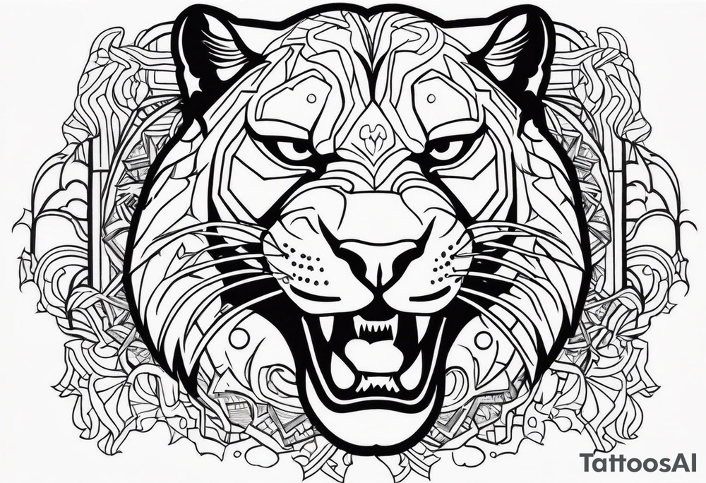 Panther tattoo idea