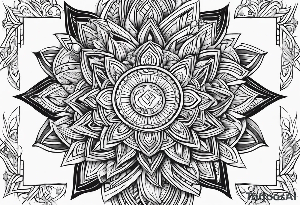 Filipino Sun tattoo idea