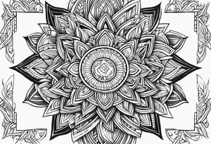 Filipino Sun tattoo idea