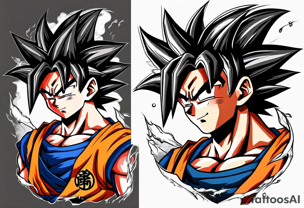 Son Goku death tattoo idea