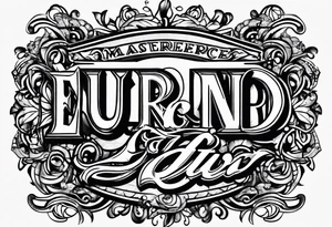 EUB

just a mix of letters tattoo idea