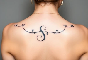 Partnertattoo für Ehepaar, dazu den Anfangsbuchstaben S von dem gemeinsamen Nachnamen tattoo idea