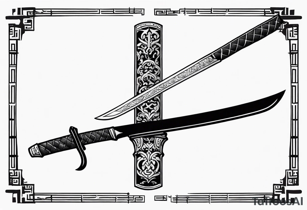katana tattoo idea