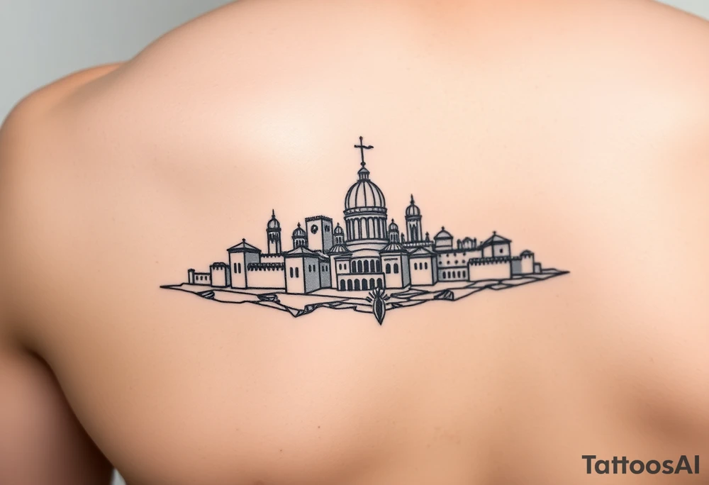 city of Atlantis
on arm tattoo idea