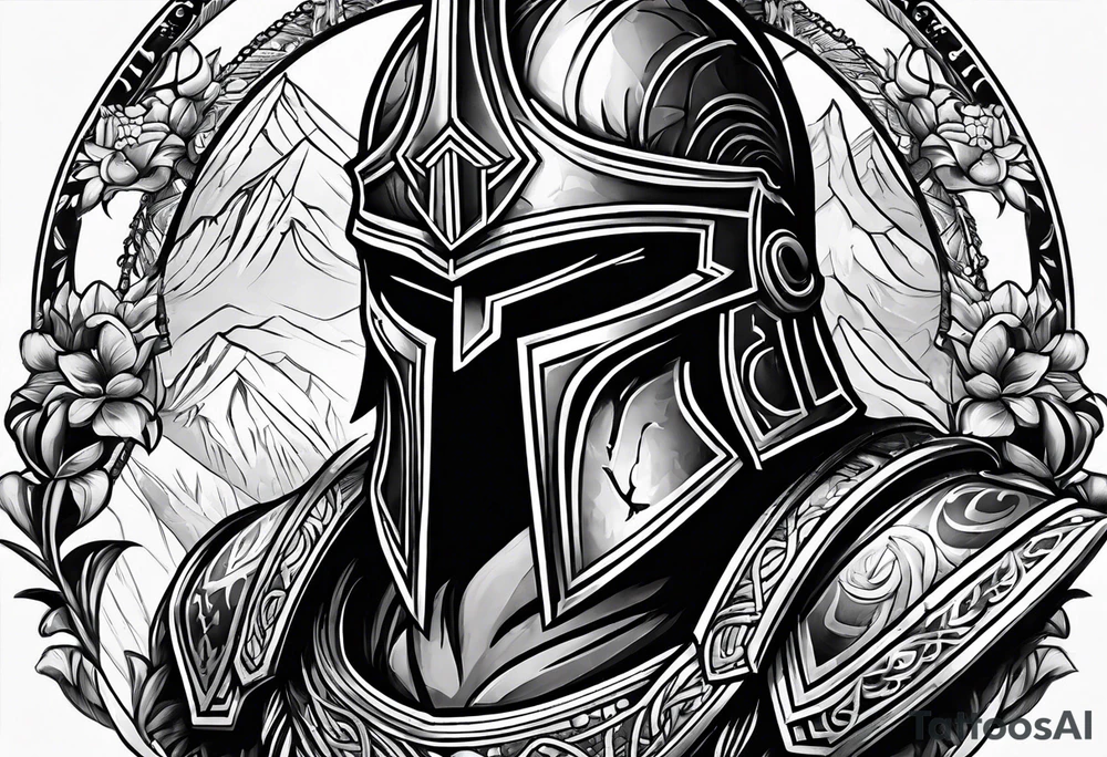spartan tattoo idea