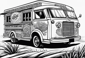 GULF SIDE COFFEE  TRUCK tattoo idea
