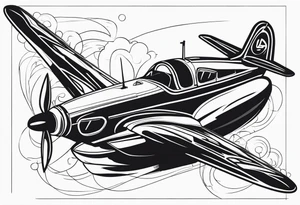 something relatable with propellers, racing boats tattoo idea