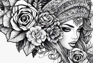 Arma na cabeça, quando atira, a cabeça ecplode em borboletas tattoo idea