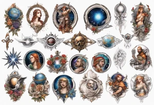 Renaissance artwo tattoo idea