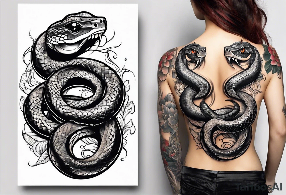 snake tattoo idea