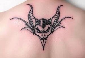 Disney villains represented with ears tattoo idea