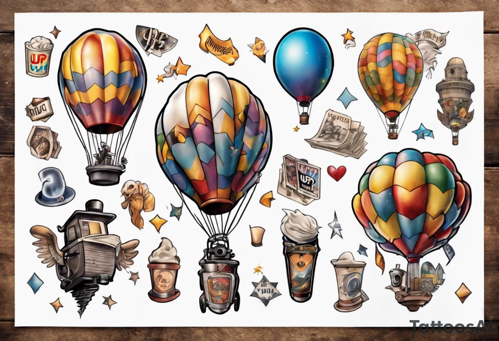 up! movie tattoo idea