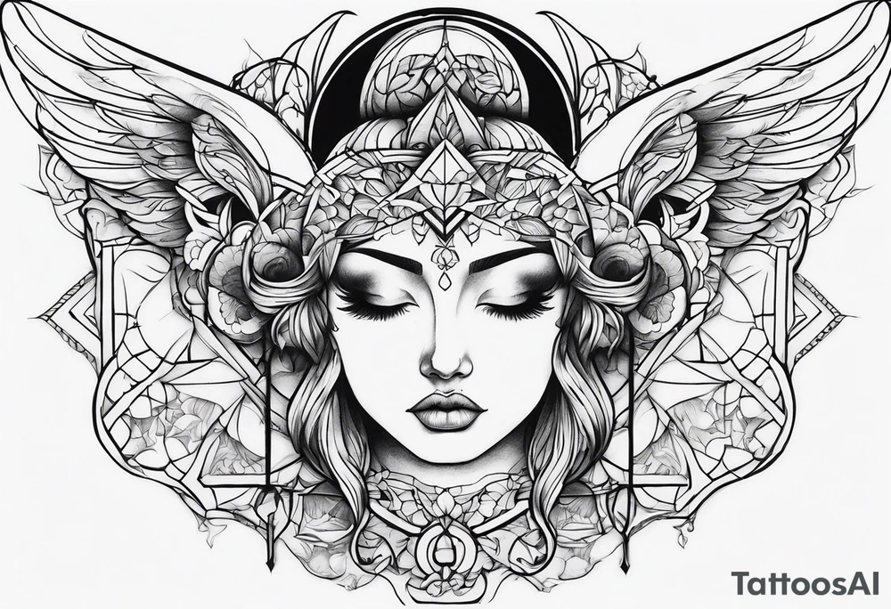 angle tattoo idea
