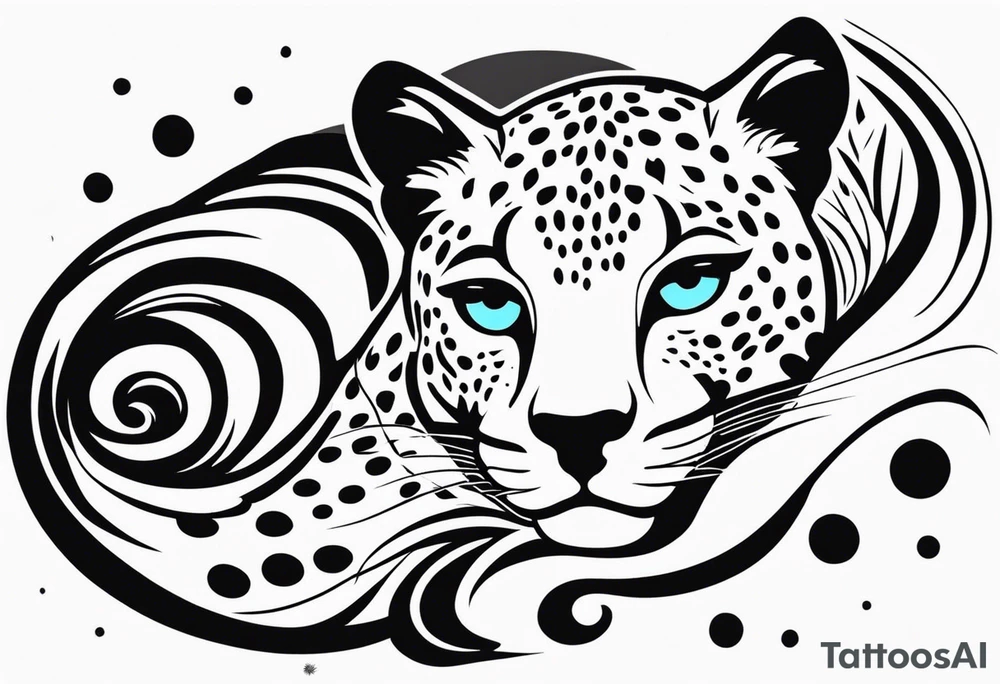 Cheetah print tattoo idea