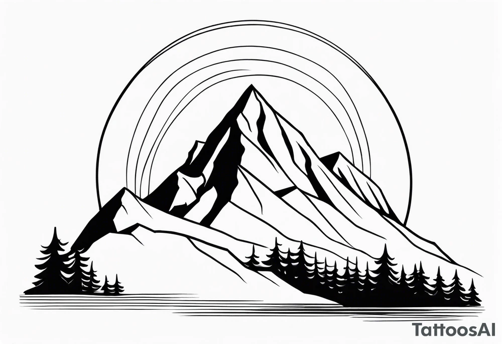 the peak tattoo idea