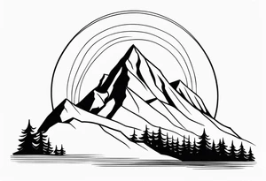 the peak tattoo idea