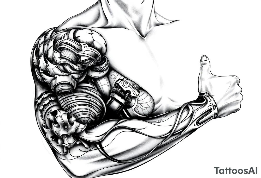 Motoryzacja kobiety hazard tattoo idea