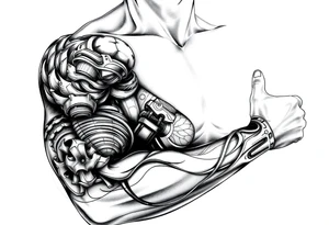 Motoryzacja kobiety hazard tattoo idea