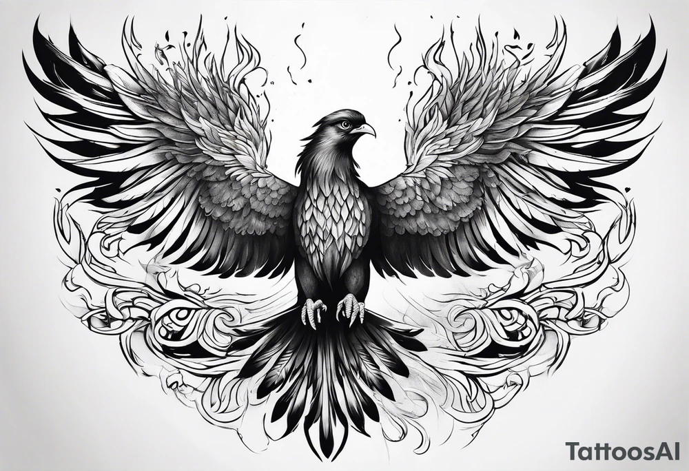 Phoenix tattoo idea