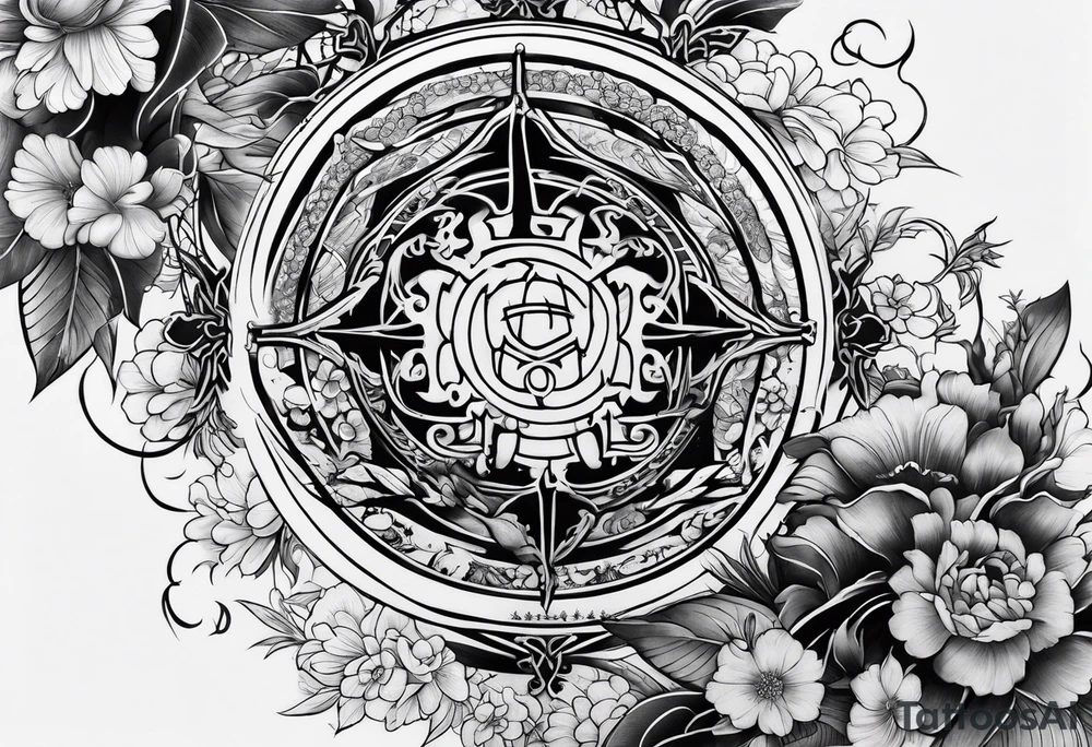 Japanese scripture tattoo idea
