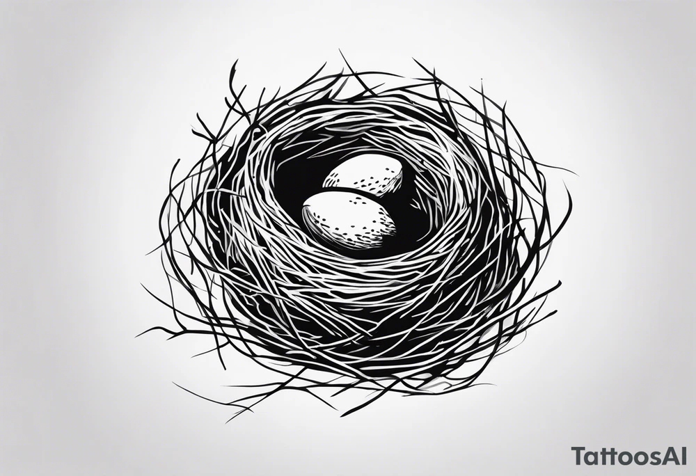 BIRD NEST tattoo idea