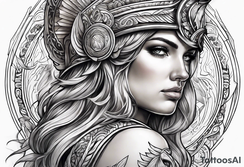 Athena tattoo idea