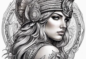 Athena tattoo idea