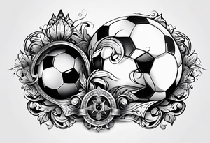Something with football . I’m born in 2006 tattoo idea