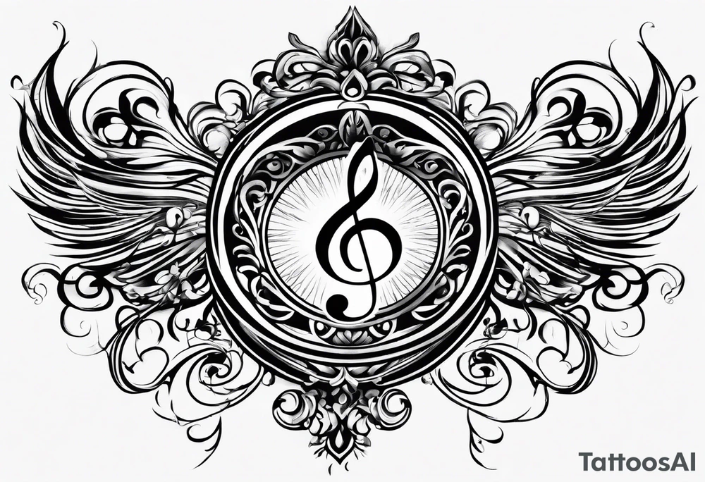 Clef de sol tattoo idea