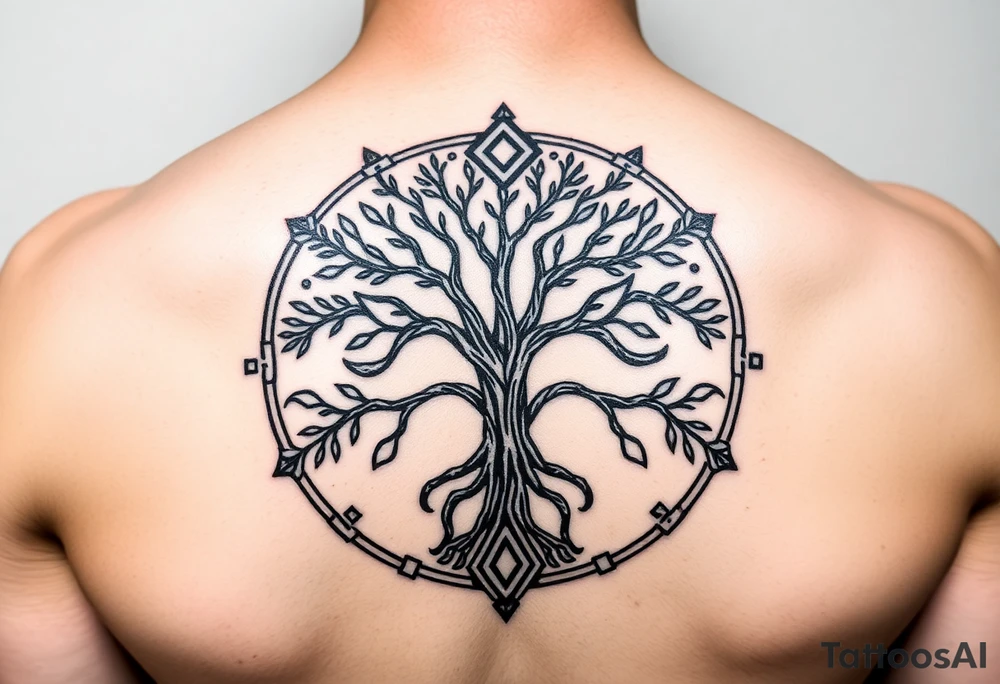 Kabbalah tree of life tattoo idea