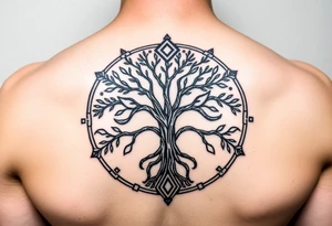 Kabbalah tree of life tattoo idea