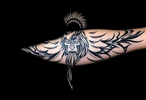 Lightening with Roman gladiator tattoo idea