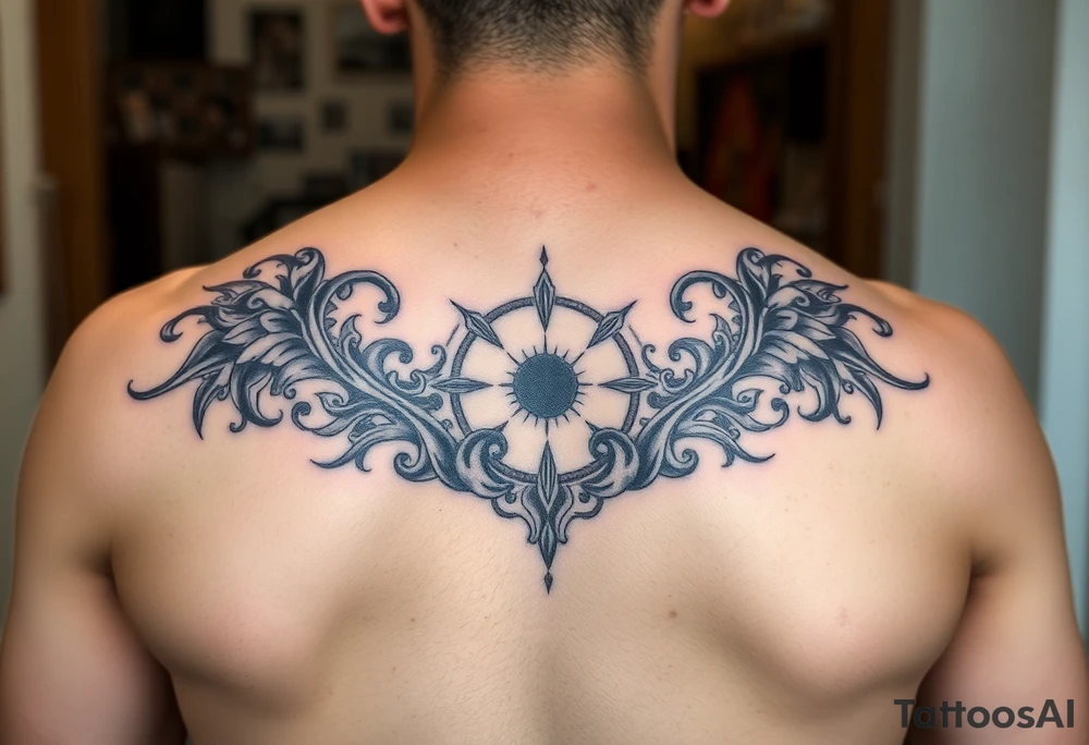 Eternity with design japanese tattoo idea