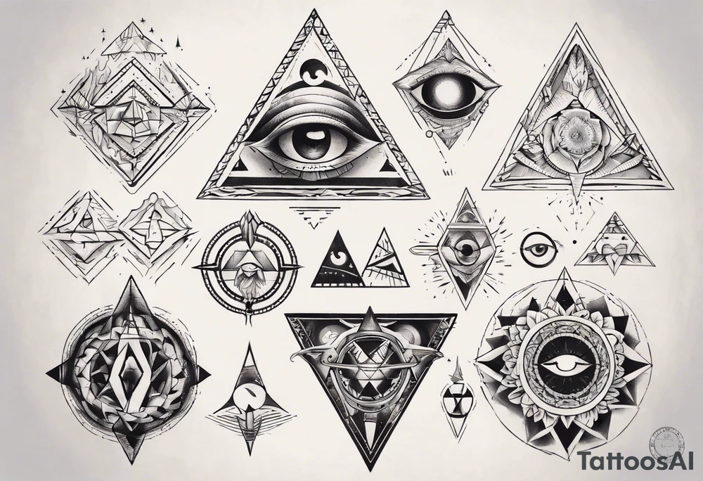 iluminati tattoo idea