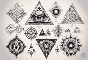 iluminati tattoo idea