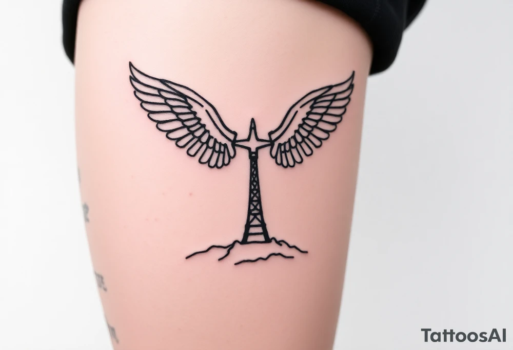 Angel of the north Gateshead tattoo idea
