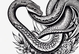 snake arm tattoo tattoo idea