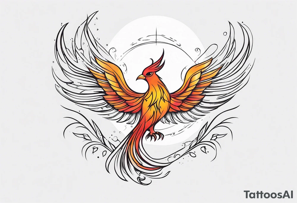 phoenix tattoo idea