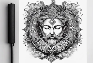 Representation of the book of Genesis tattoo idea