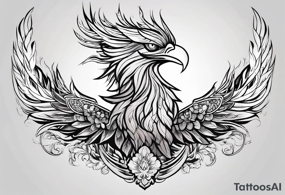 phoenix tattoo idea