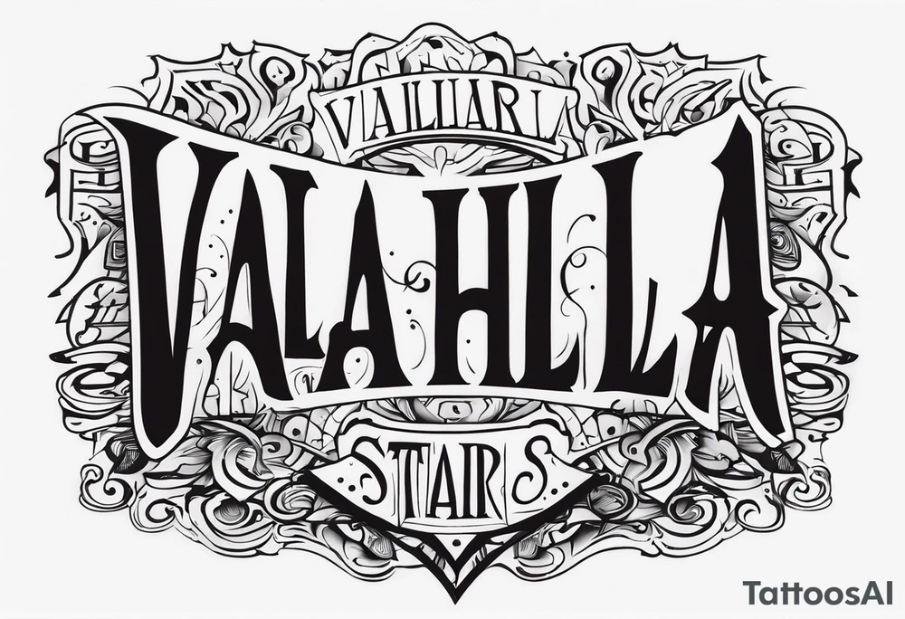 Valhalla stairs tattoo idea
